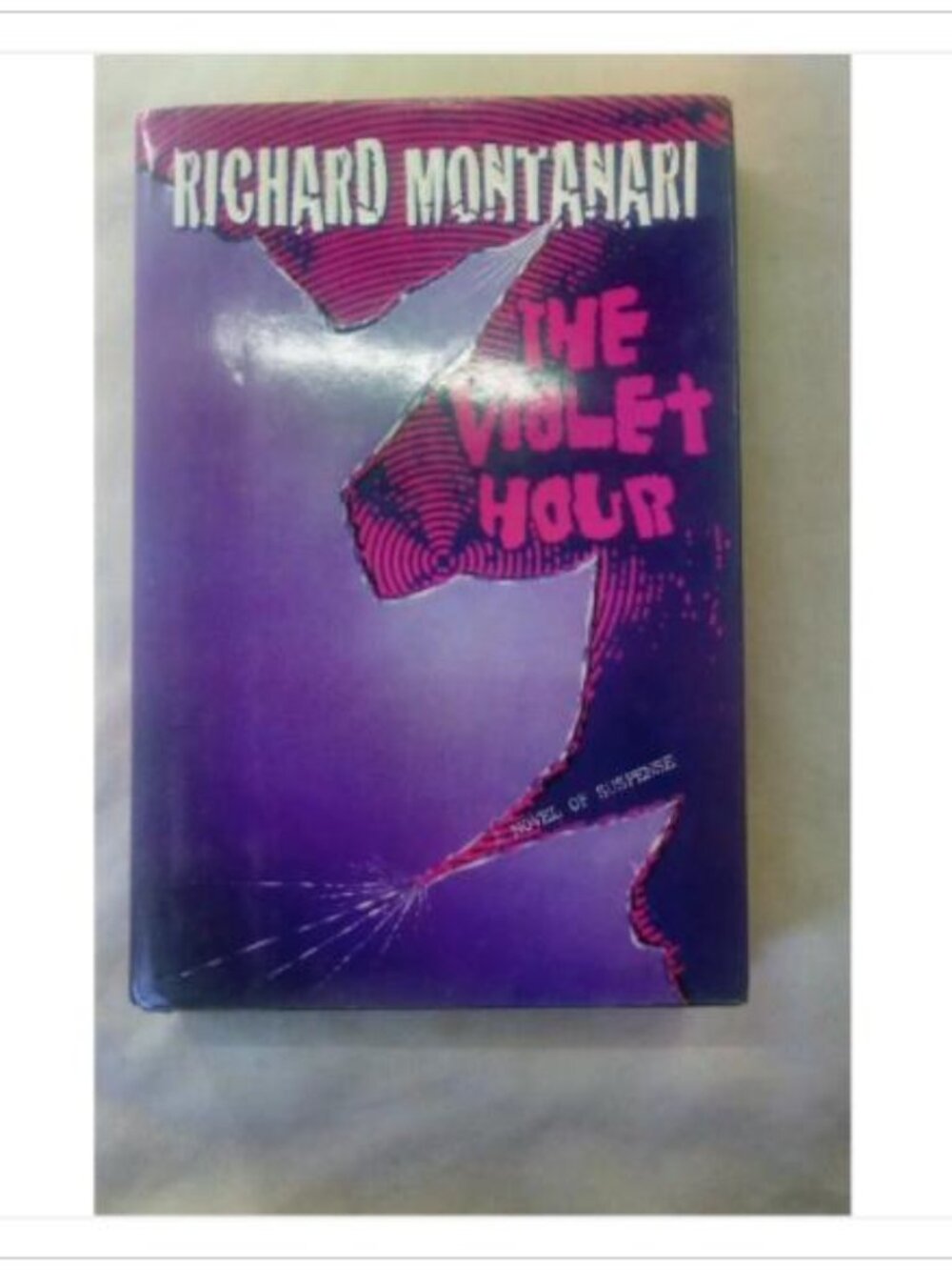 The Violet Hour Richard Montanari 1998 First Edition Hardcover Book Vintage